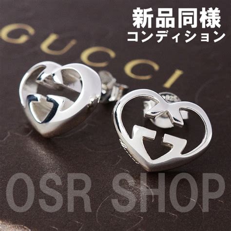 gucci ピアス ハート|Gucci インターロッキングG ハート付き ピアス.